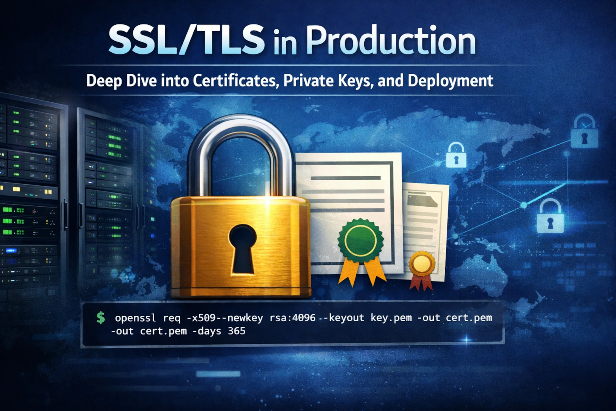 SSL/TLS in Production: Deep Dive into Certificates, Private Keys, and Deployment